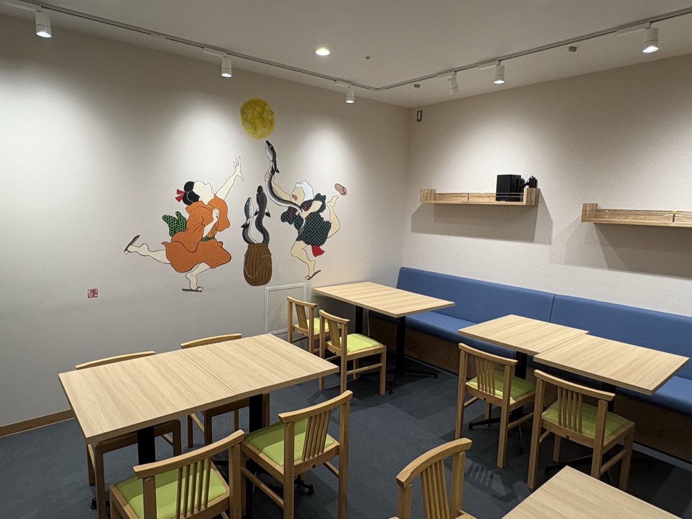 うなぎ乃助 ヤエチカ店 店内