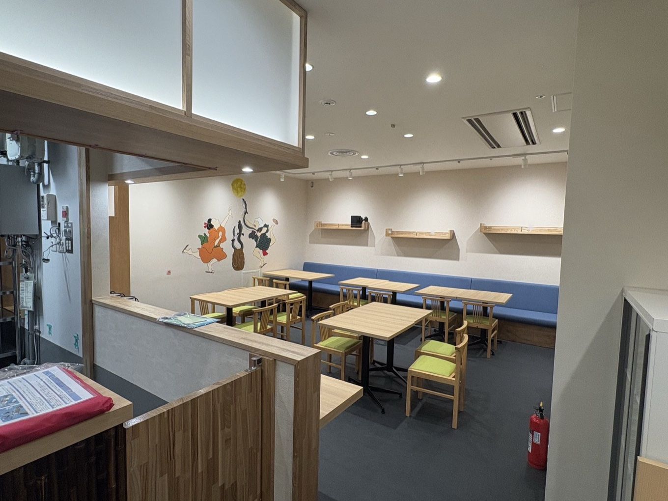 うなぎ乃助 ヤエチカ店 店内